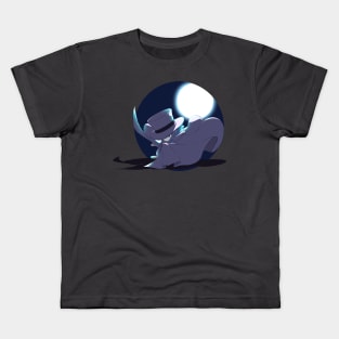 Golang White Thief under Moon light Kids T-Shirt